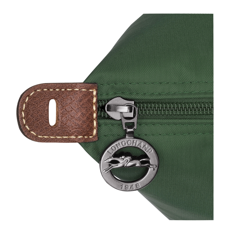 Le Pliage Original L Travel bag British Green - Recycled canvas