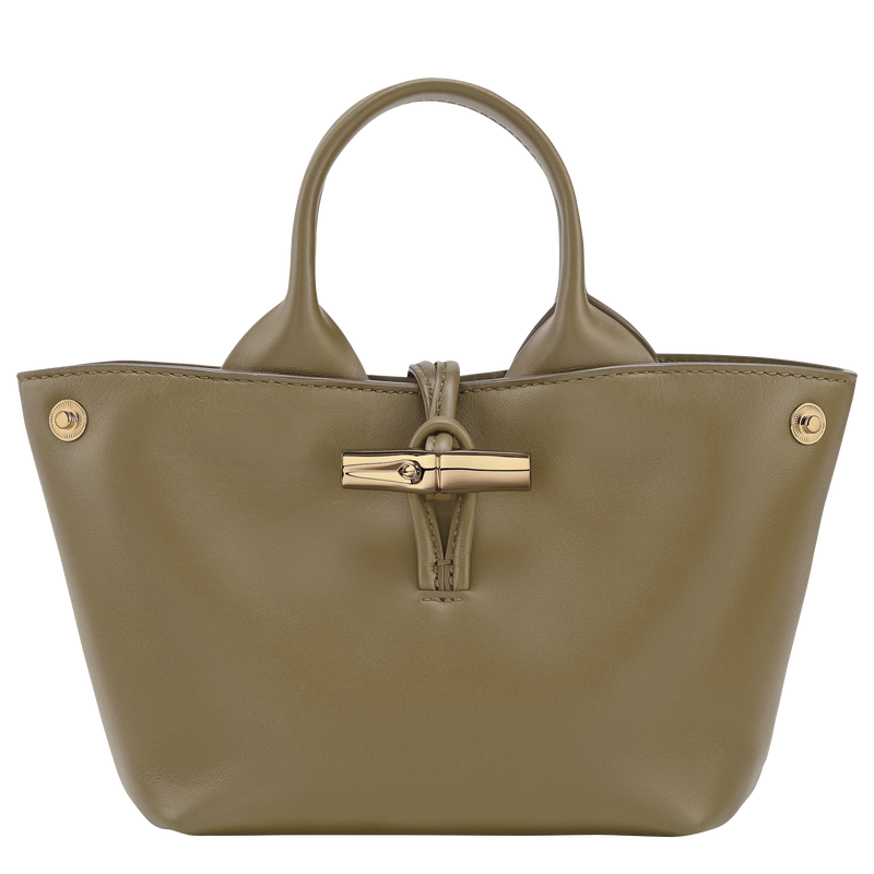 Le Roseau XS Handbag Olive - Leather