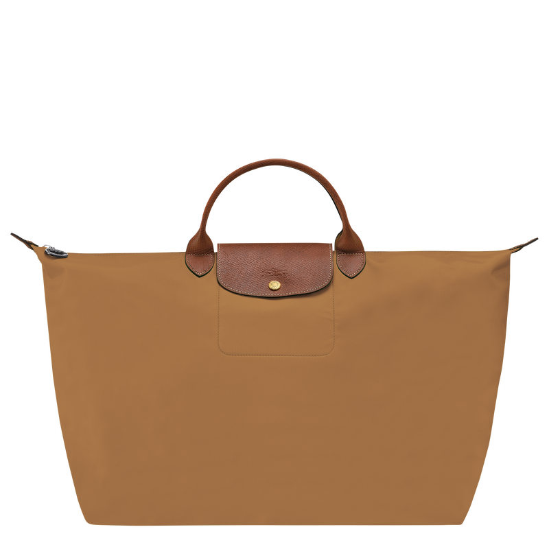 Le Pliage Original L Travel bag Fawn - Recycled canvas