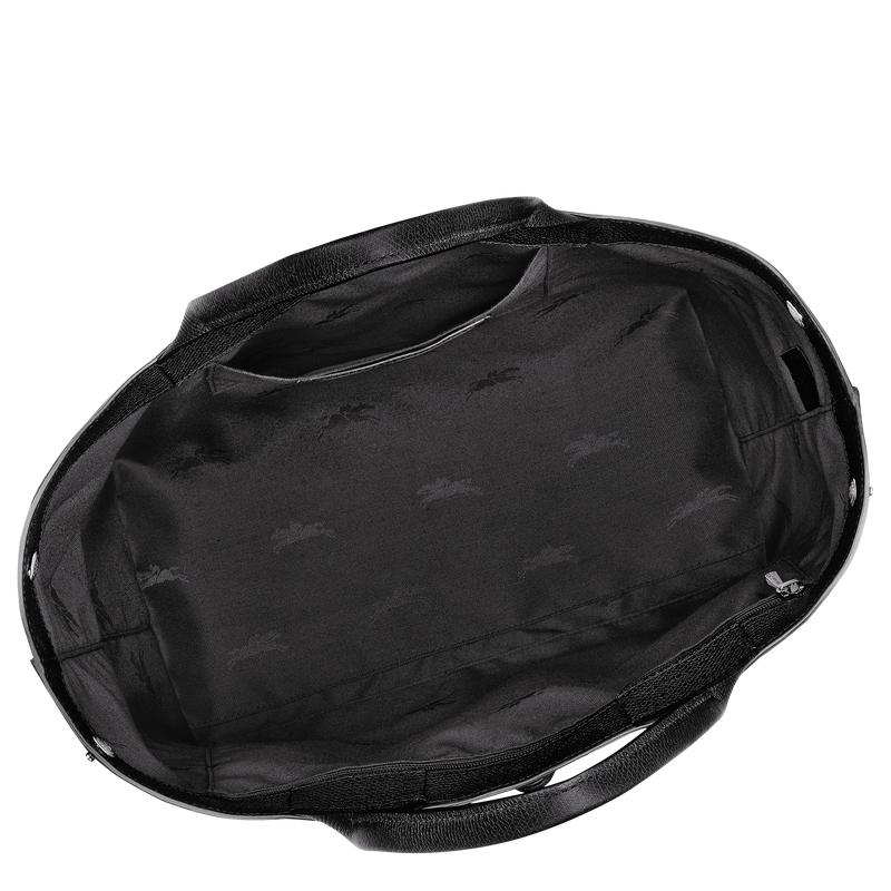 Le Roseau L Handbag Black - Leather