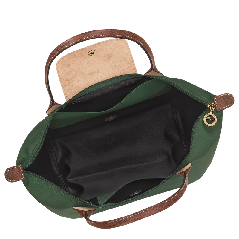 Le Pliage Original M Tote bag British Green - Recycled canvas