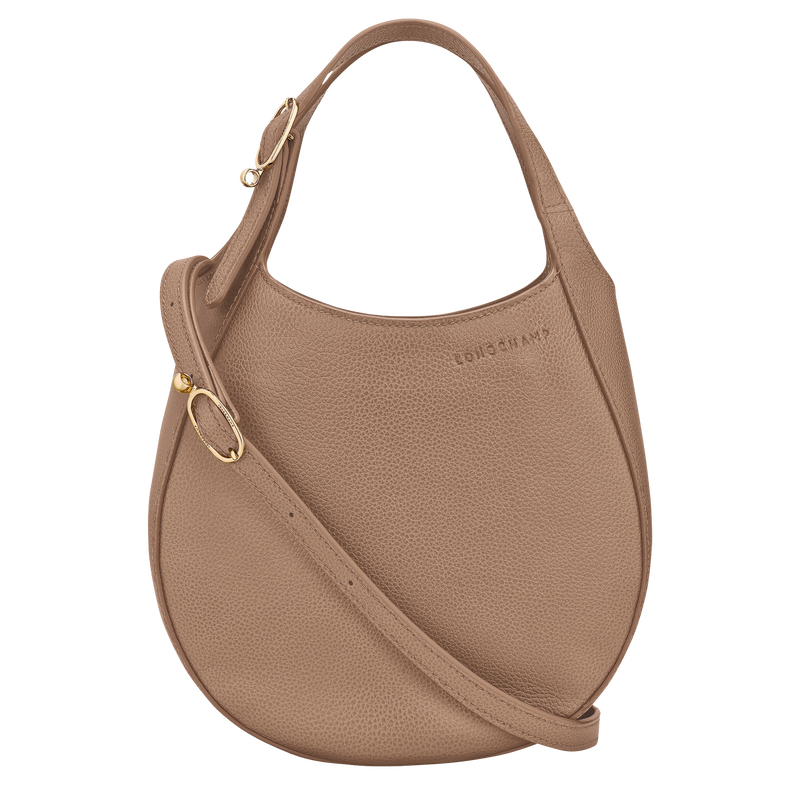 Le Foulonné S Handbag Biscuit - Leather