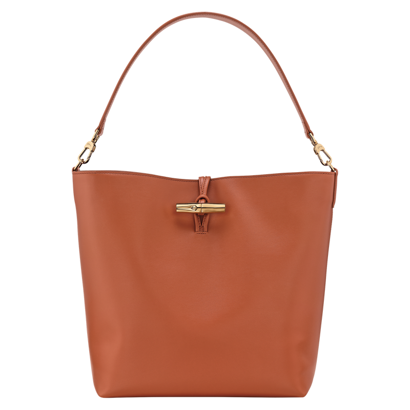 Le Roseau M Hobo bag Bark - Leather