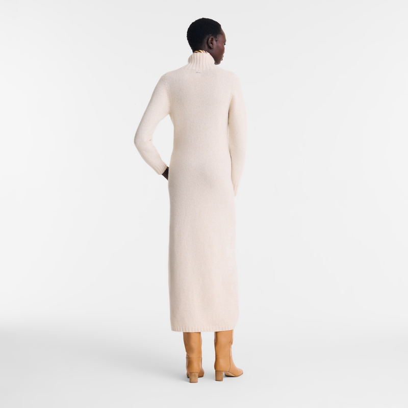 Long dress Ecru - Knit