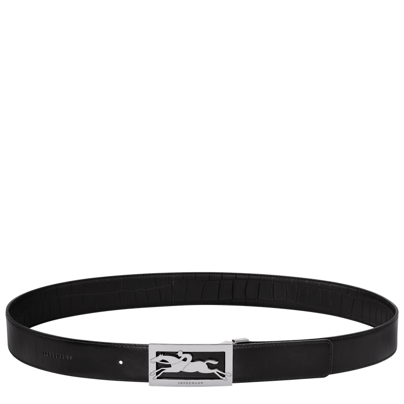 Delta Box Men's belt Black - Leather