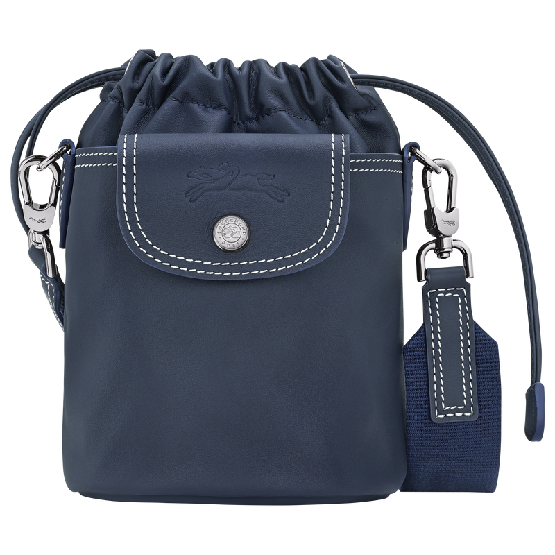 Le Pliage Xtra XS Bucket bag Navy - Leather