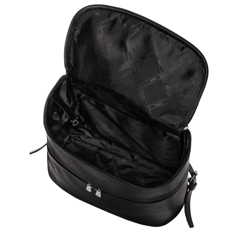 Le Foulonné Backpack Black - Leather
