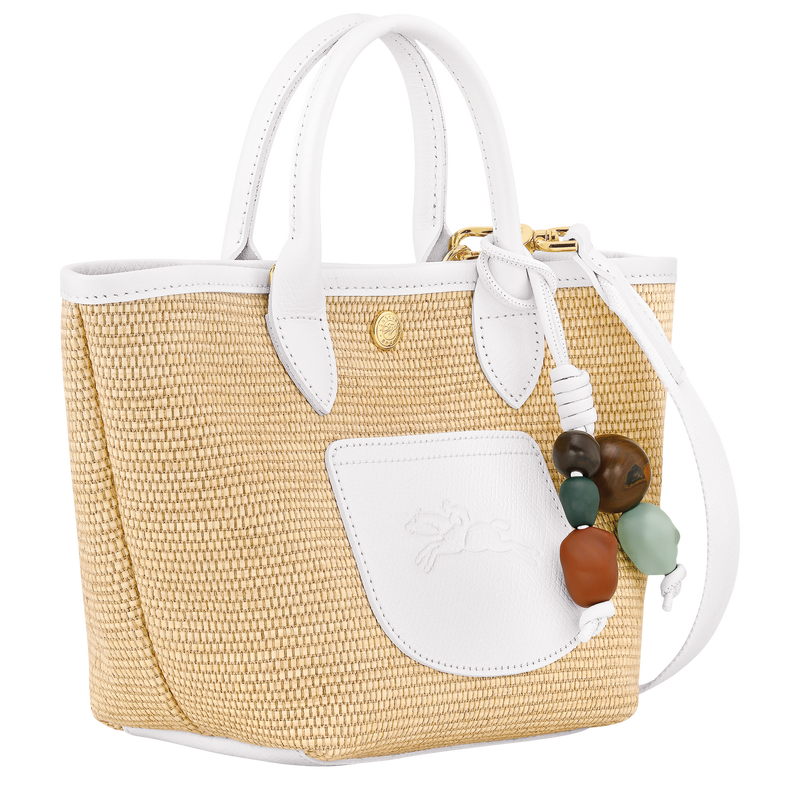 Le Pliage Collection XS Basket bag White - Canvas
