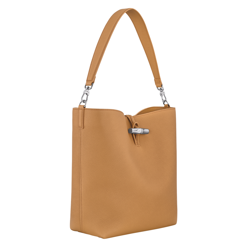Le Roseau M Hobo bag Walnut - Leather