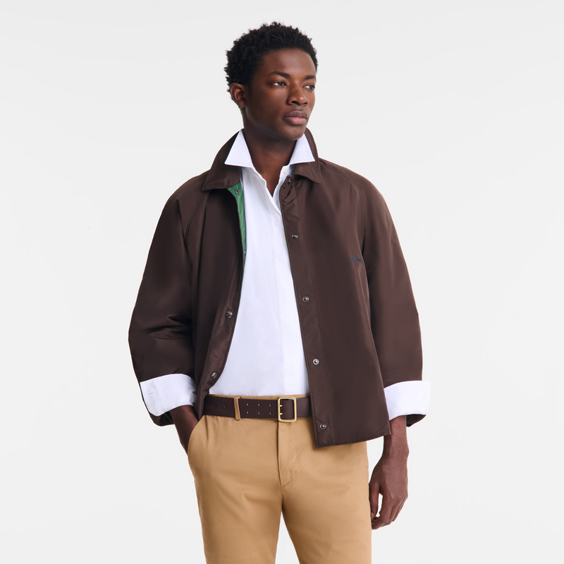 Végétal Men's belt Mocha - Leather