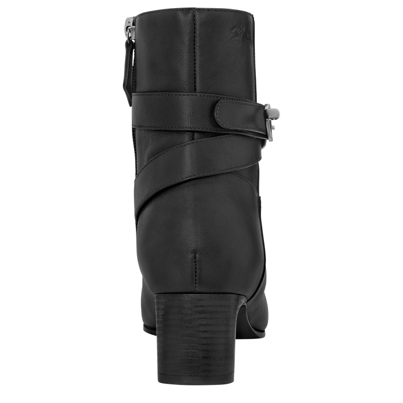 La Cavalière Heeled booties Black - Leather