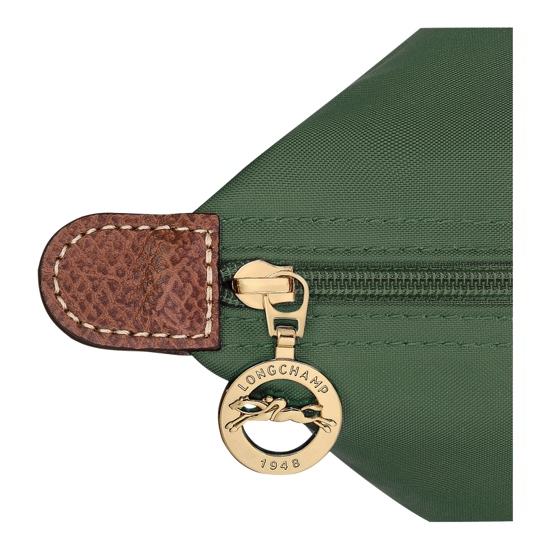 Le Pliage Original M Handbag British Green - Recycled canvas