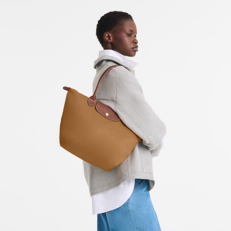 Le Pliage Original M Tote bag Fawn - Recycled canvas