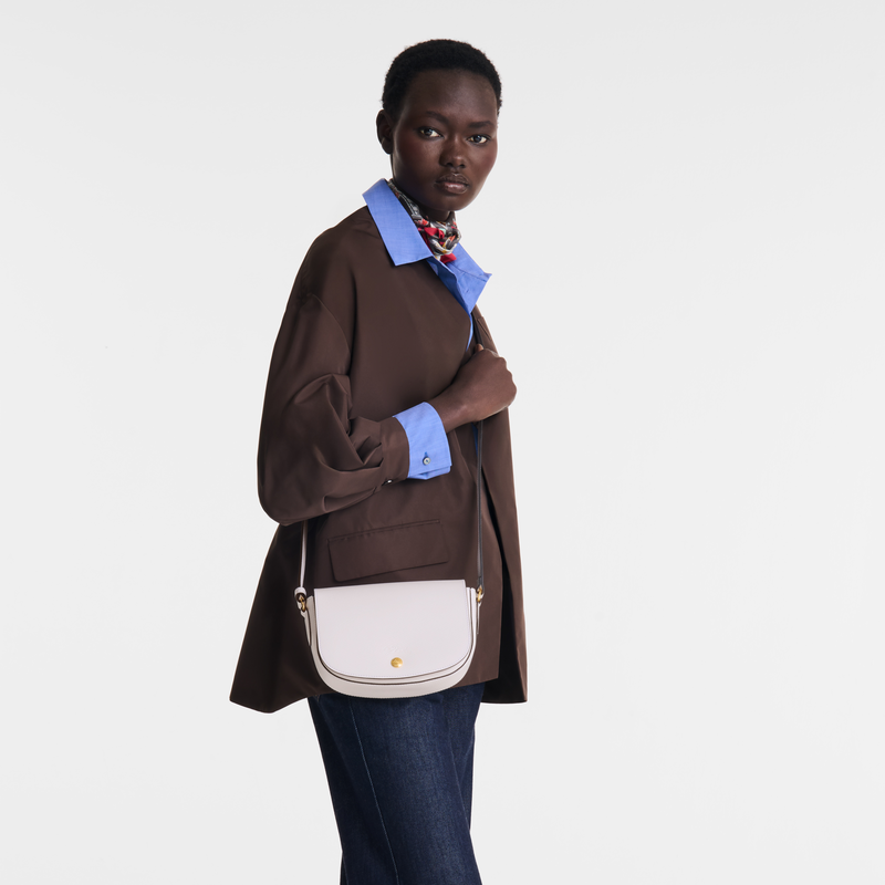 Épure S Crossbody bag White - Leather