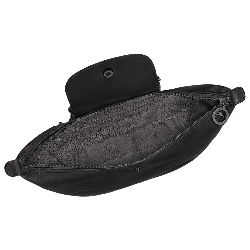 Le Pliage Xtra M Backpack Black - Leather