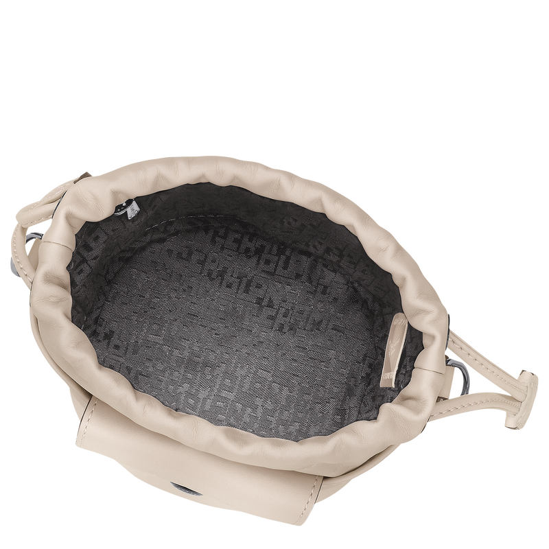 Le Pliage Xtra XS Bucket bag Paper - Leather