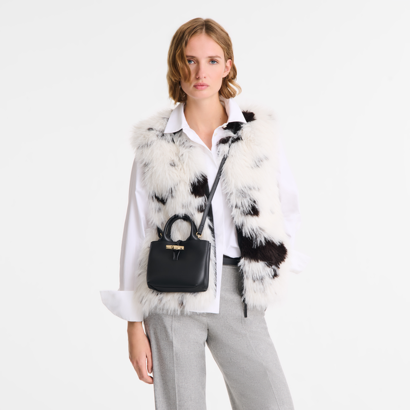 Le Roseau XS Handbag Black - Leather