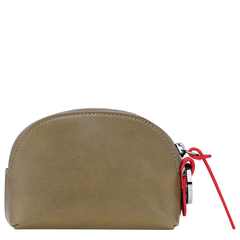 Longchamp Pocket Coin purse Olive - Leather