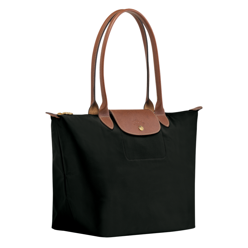 Le Pliage Original L Tote bag Black - Recycled canvas
