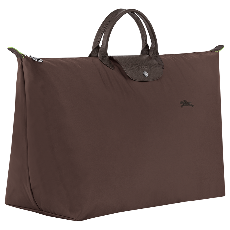 Le Pliage Green L Travel bag Mocha - Recycled canvas