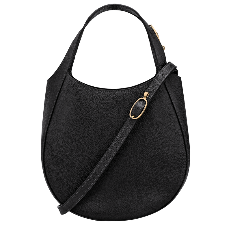Le Foulonné S Handbag Black - Leather