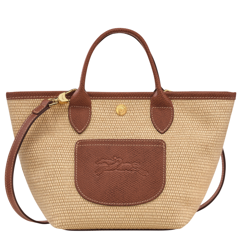 Le Pliage Collection XS Basket bag Brown - Canvas