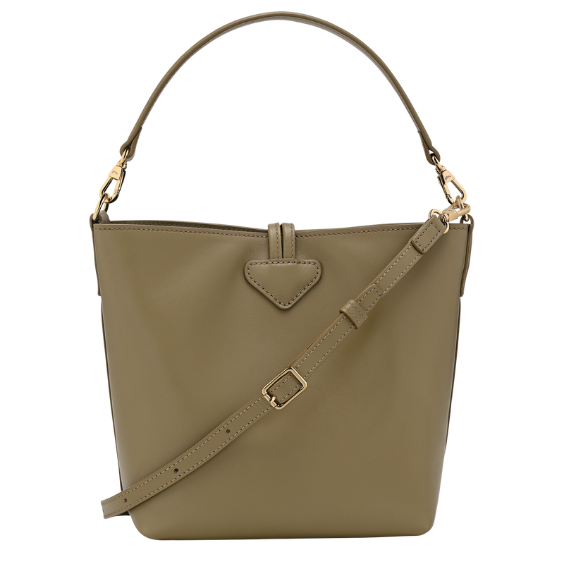 Le Roseau XS Bucket bag Olive - Leather