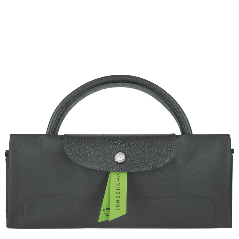 Le Pliage Green L Travel bag Graphite - Recycled canvas
