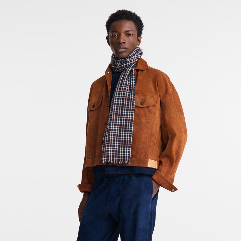 Portobello Scarf Navy - Wool