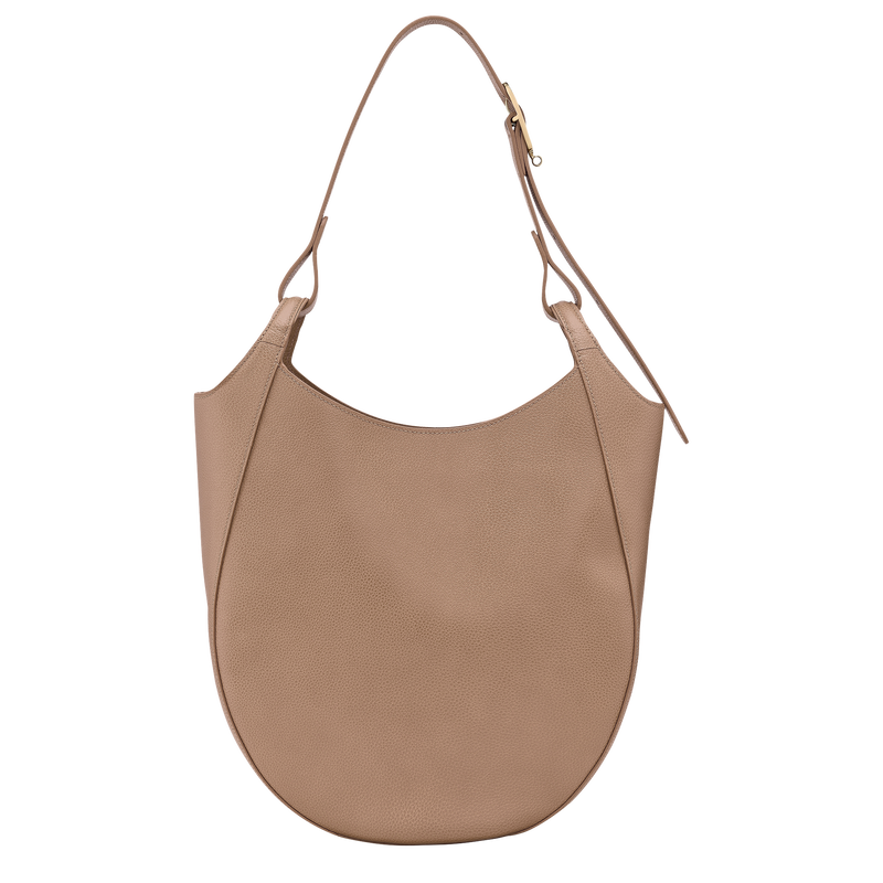 Le Foulonné L Hobo bag Biscuit - Leather