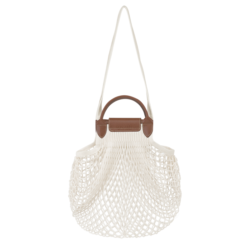 Le Pliage Filet L Mesh bag Ecru - Canvas