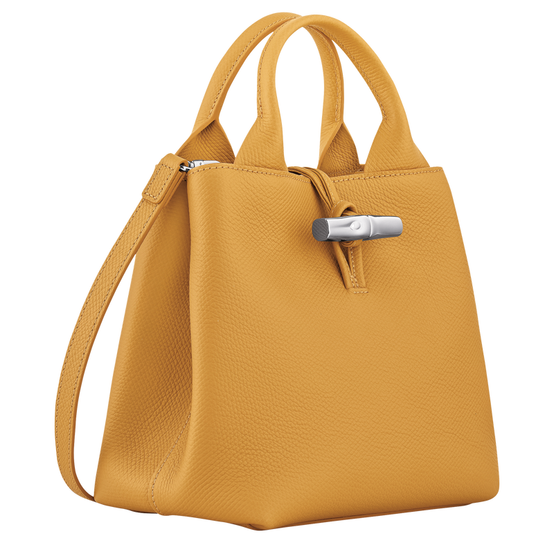 Le Roseau S Handbag Nutmeg - Leather