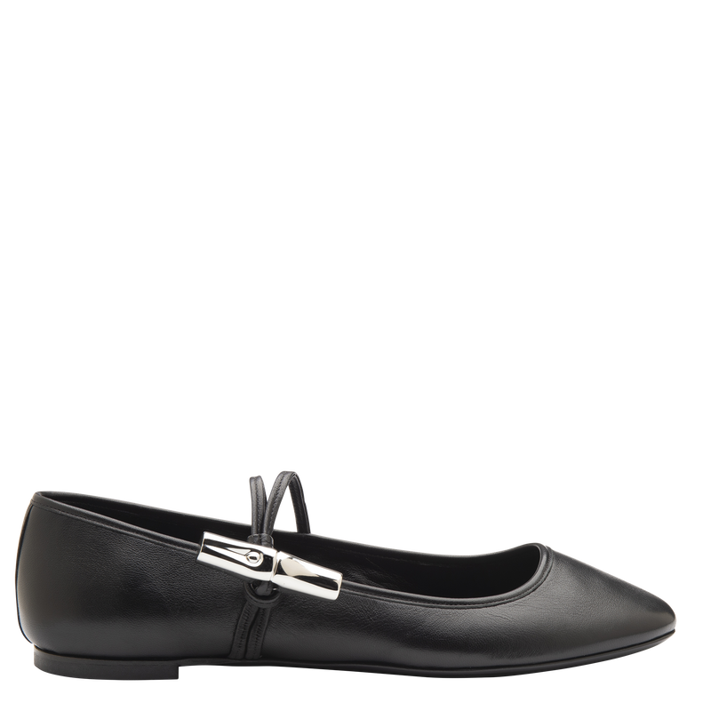 Le Roseau Ballerinas Black - Leather