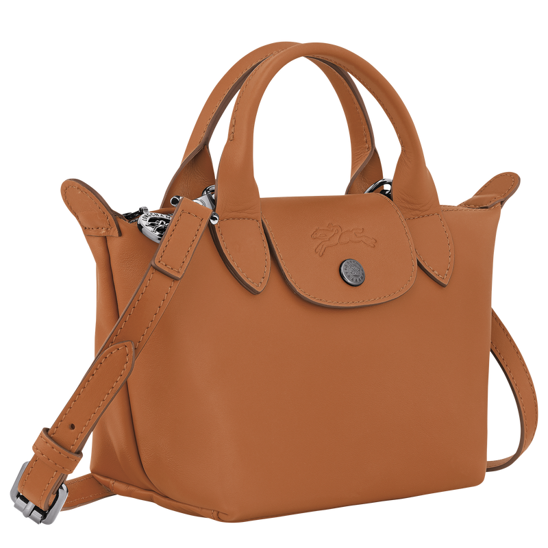 Le Pliage Xtra XS Handbag Cashew - Leather