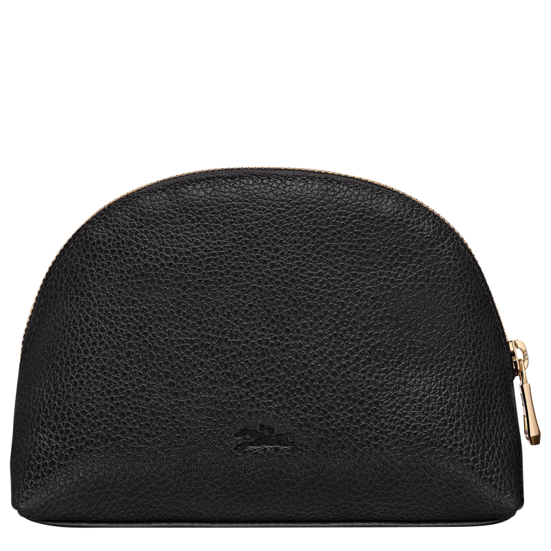 Le Foulonné Pouch Black - Leather