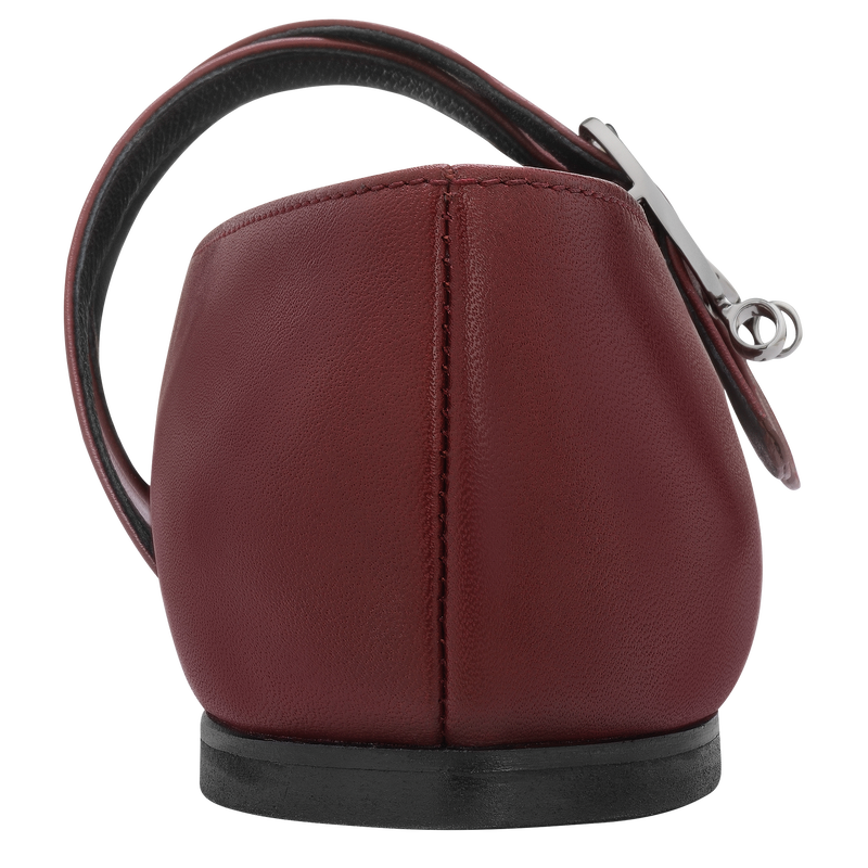 Le Foulonné Ballerinas Pomegranate - Leather