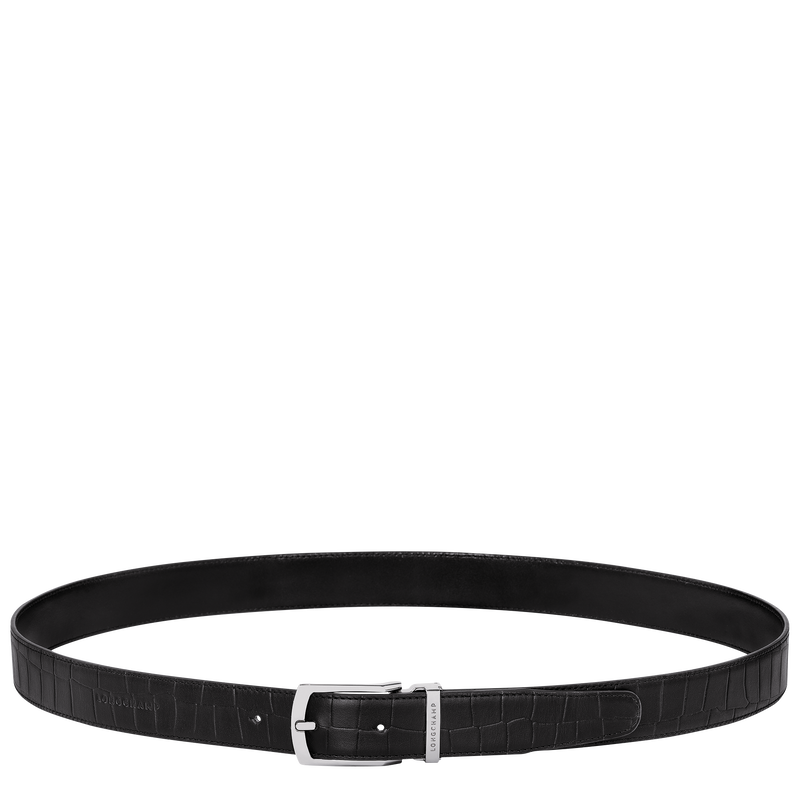 Delta Box Men's belt Black - Leather