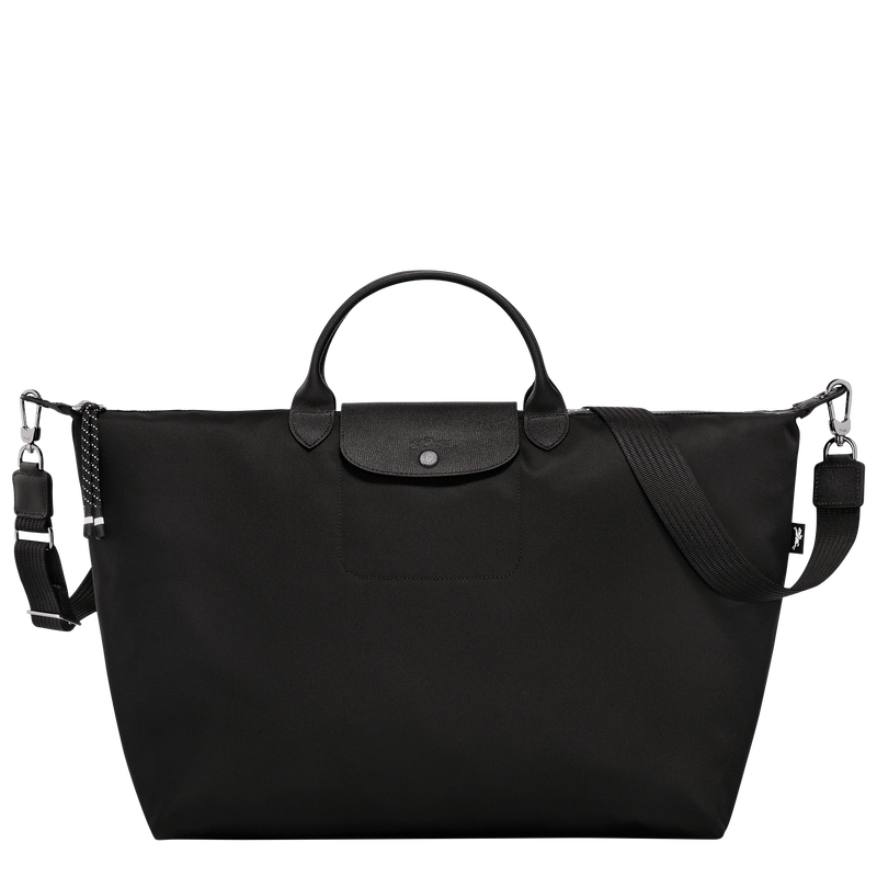 Le Pliage Energy L Travel bag Black - Recycled canvas