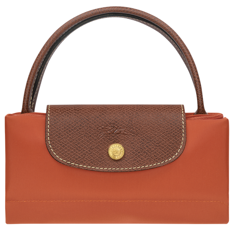 Le Pliage Original S Handbag Brick - Recycled canvas