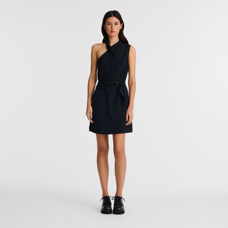 Dress Black - Fluid crepe