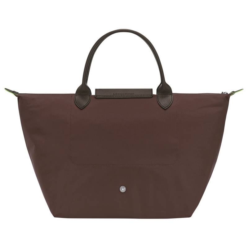 Le Pliage Green M Handbag Mocha - Recycled canvas