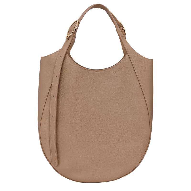 Le Foulonné XL Tote bag Biscuit - Leather