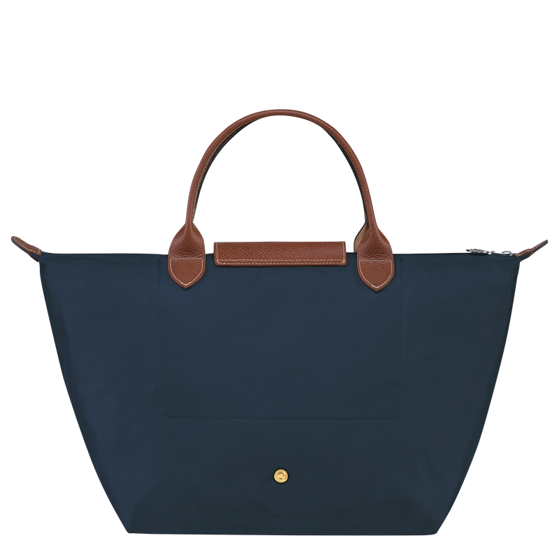 Le Pliage Original M Handbag Navy - Recycled canvas