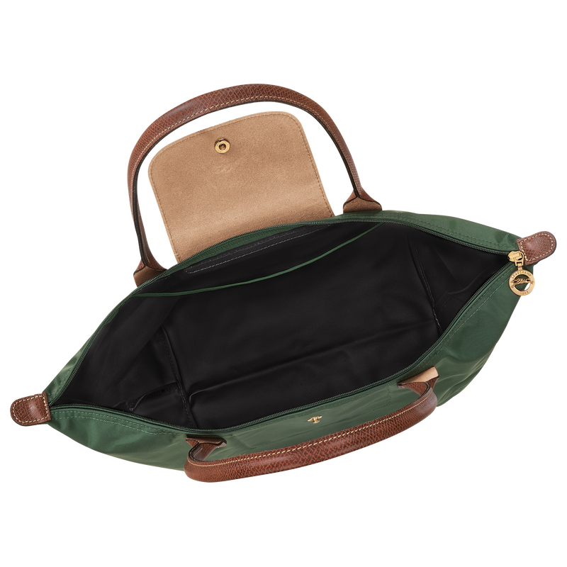 Le Pliage Original L Tote bag British Green - Recycled canvas