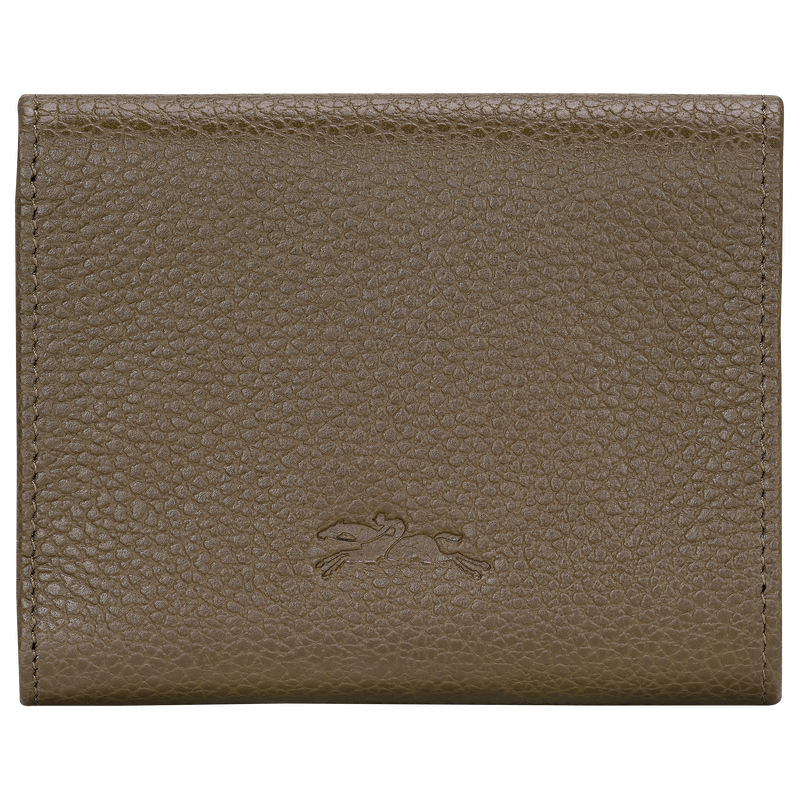 Le Foulonné Compact wallet Caper - Leather