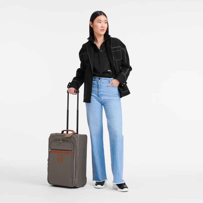 Boxford M Carry-on Brown - Recycled canvas