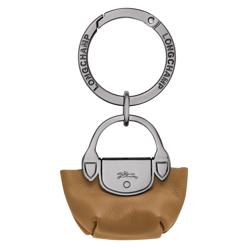 Le Pliage Xtra Key ring Tobacco - Leather