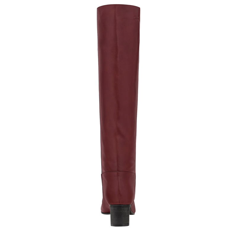 La Cavalière Heel boots Pomegranate - Leather