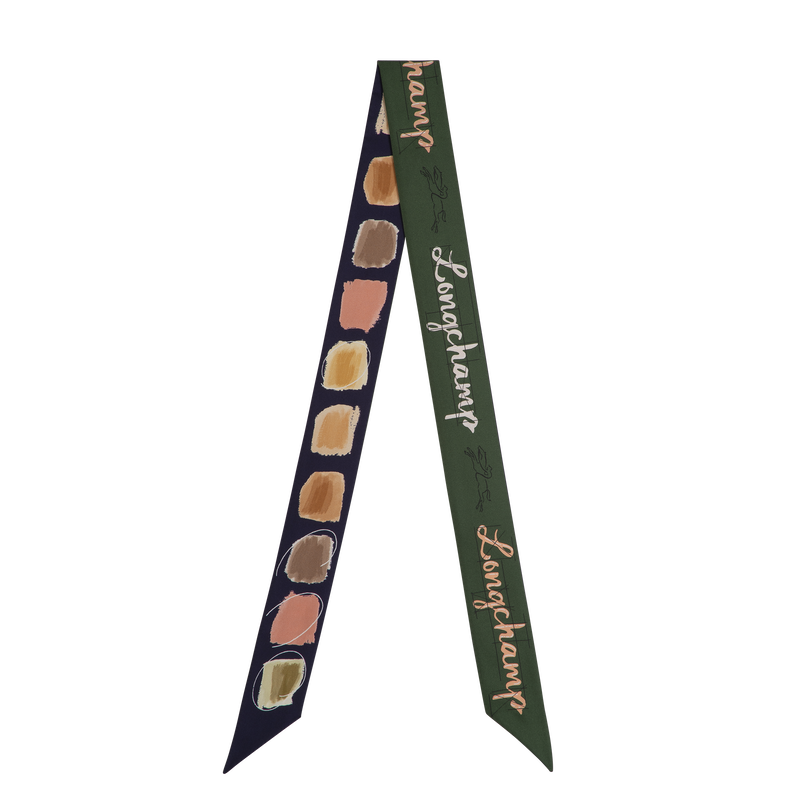 La Palette Longchamp Headband British Green - Silk