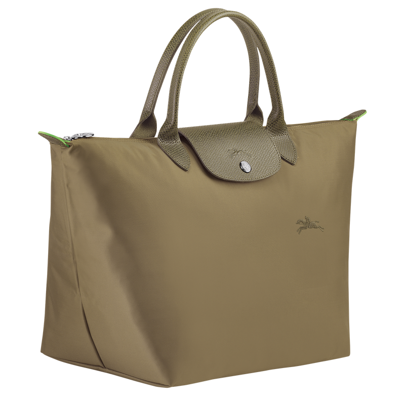 Le Pliage Green M Handbag Artichoke - Recycled canvas